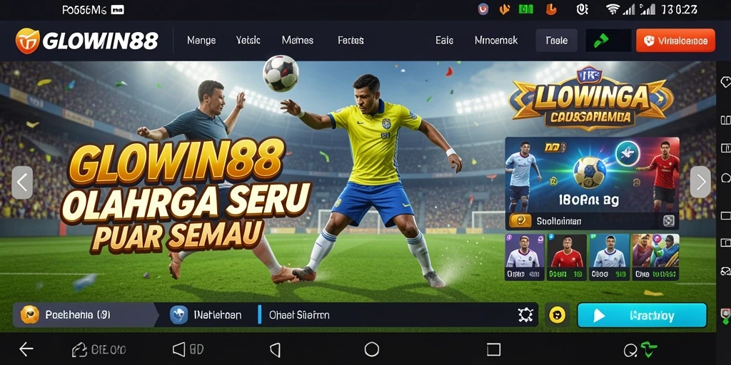 Tampilan gameplay GLOWIN88 yang mengasyikkan dan penuh aksi.