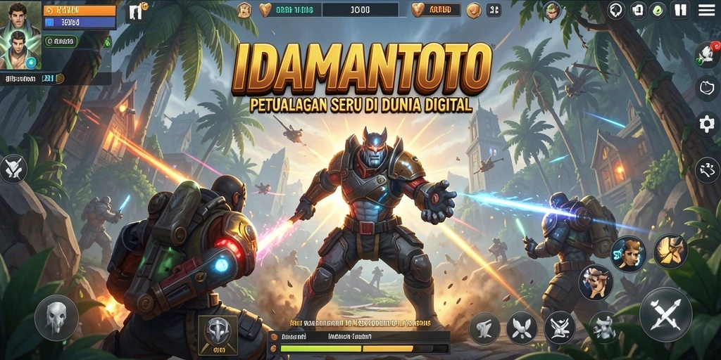 Screenshot gameplay IDAMANTOTO yang menampilkan aksi seru di setiap misi.