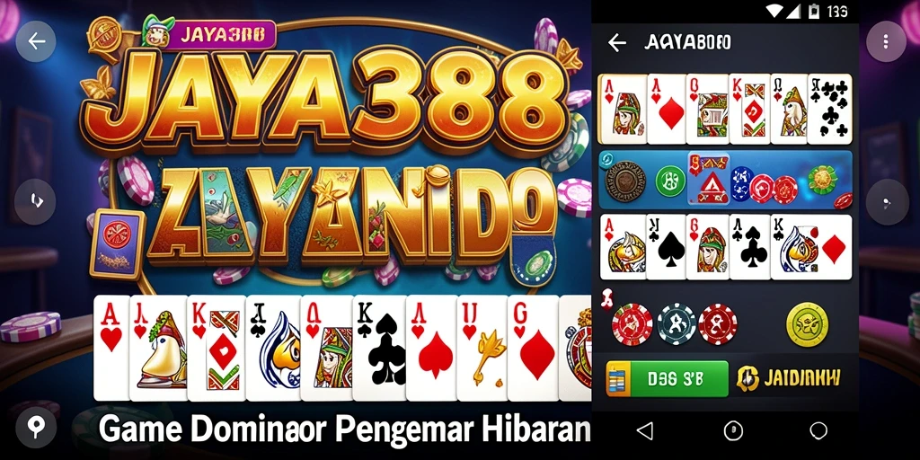 Tampilan menarik gameplay Domino dalam JAYA388.