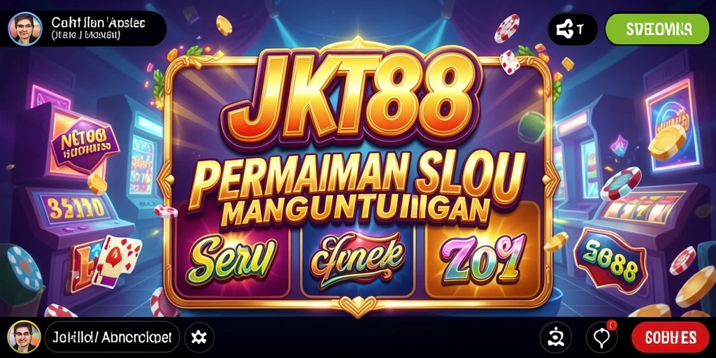 Tampilan gameplay JKT88 yang menarik saat bermain slot.