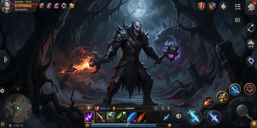 Gameplay menegangkan dalam suasana menyeramkan di SVIPWINS.